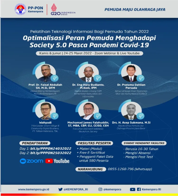 Pelatihan Teknologi Informasi Bagi Pemuda Tahun 2022