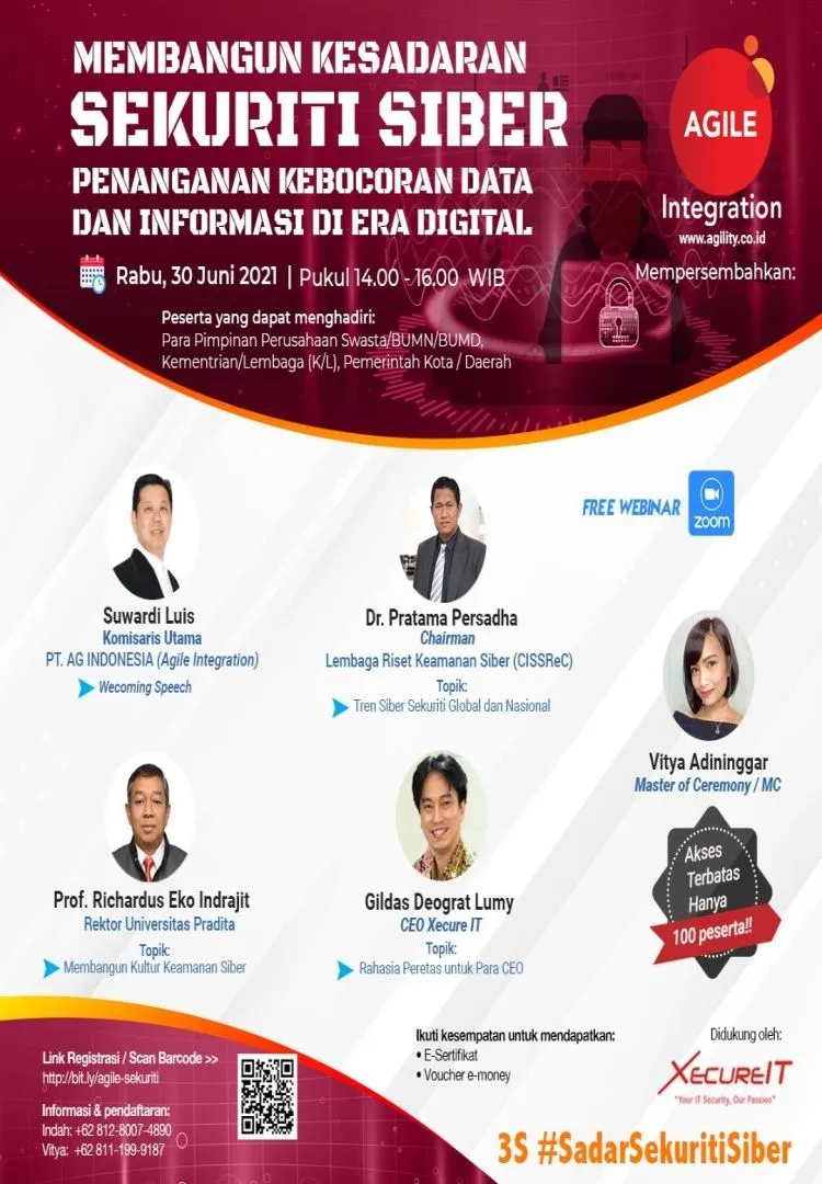 “Membangun Kesadaran Sekuriti Siber Penanganan Kebocoran Data dan Informasi di Era Digital”