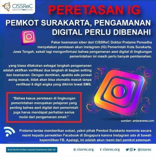Peretasan IG Pemkot Surakarta