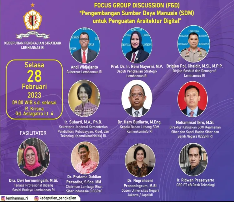 FGD “Pengembangan Sumber Daya Manusia (SDM) untuk Penguatan Arsitektur Digital