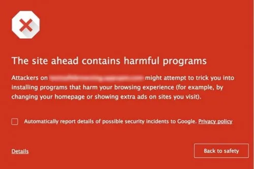 Chrome Memperingatkan Pengguna Dari Website Yang Terinfeksi Malware